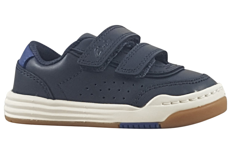 Clarks Urban Solo T Navy Boys School Shoes
