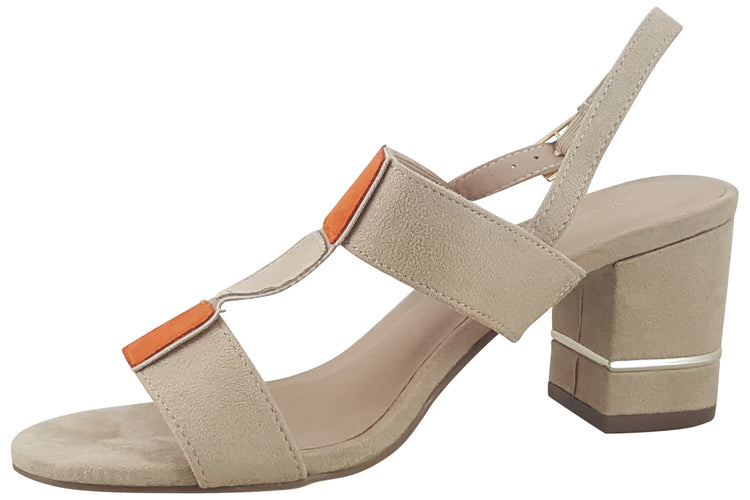 Cocco Ritz Square Coco1027  Beige Micro Womens Sandals