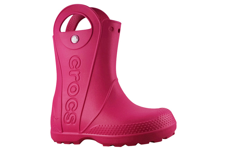 Crocs Handle It Rainboot 12803 Candy Pink Boys Wellingtons