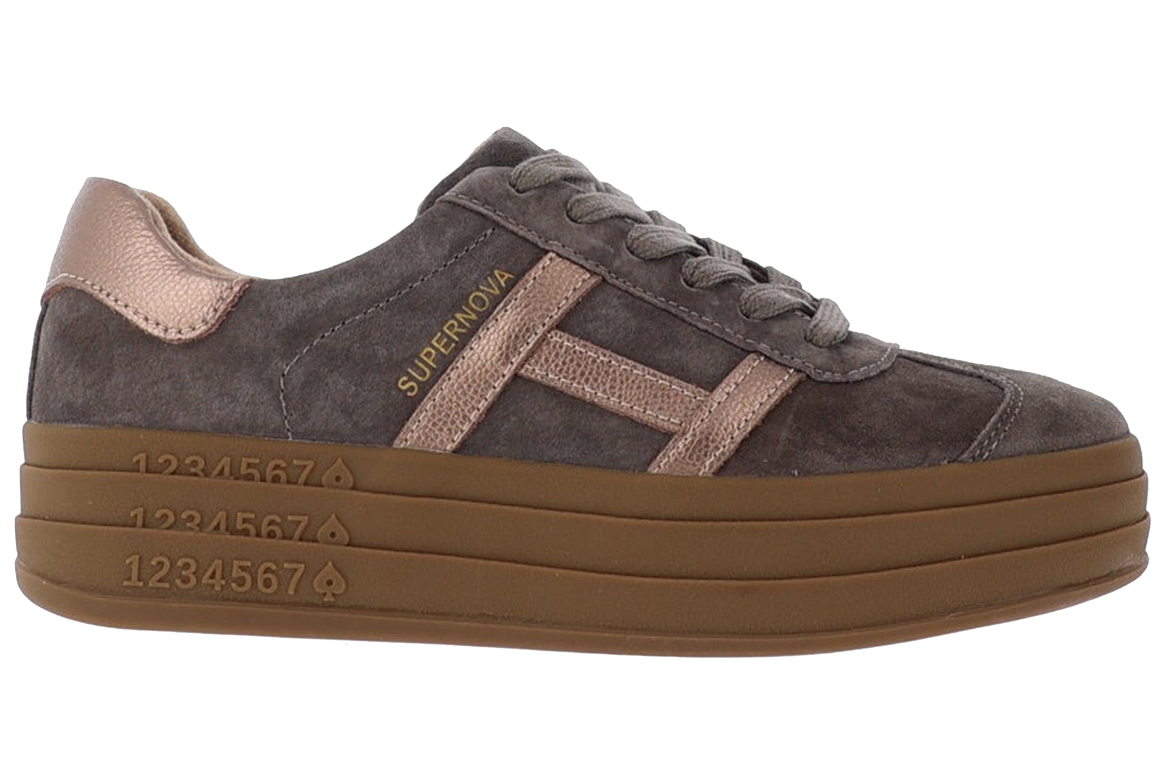 Drilleys Sixty Eight Tornado Gold Womens Fashion Trainers
