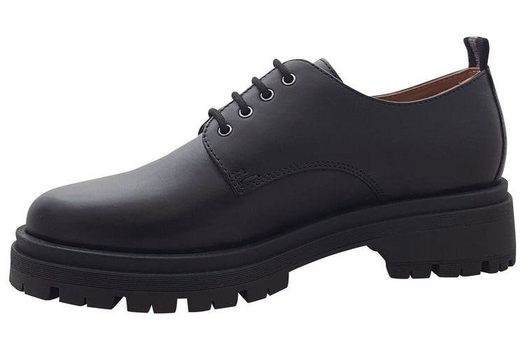 Dubarry Kanna 2818 Black Leather Womens Shoes