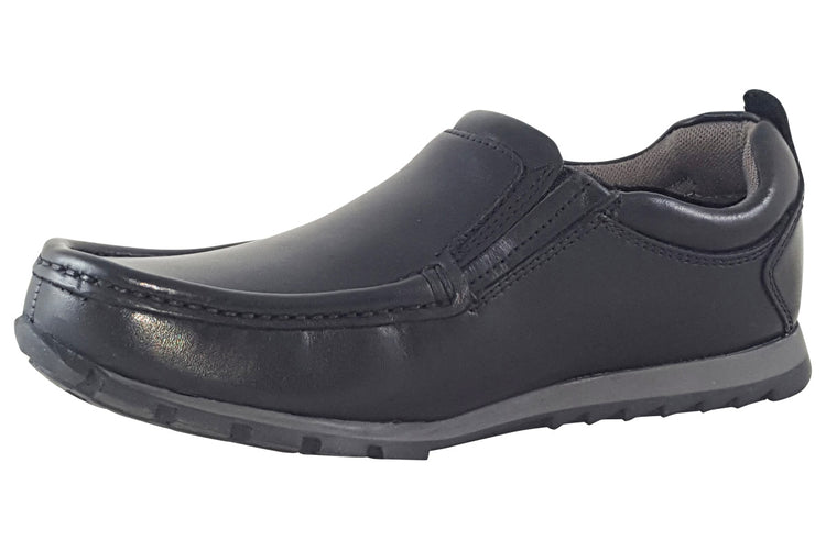 Dubarry Kolo B Black Boys School Shoes