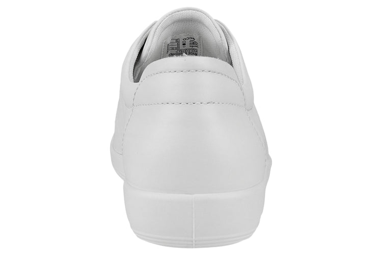 Ecco Soft 2.0 206503 White Womens Fashion Trainers