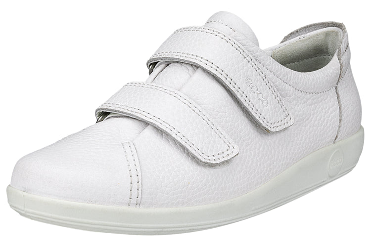 Ecco Soft 2.0 206513 White Womens Shoes