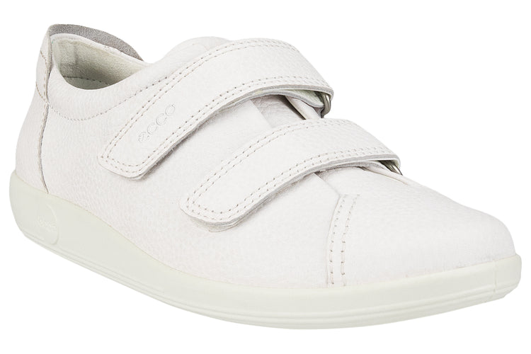 Ecco Soft 2.0 206513 White Womens Shoes