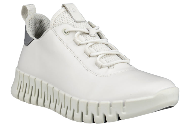 Ecco Gruuv W 218203 White Womens Fashion Trainers