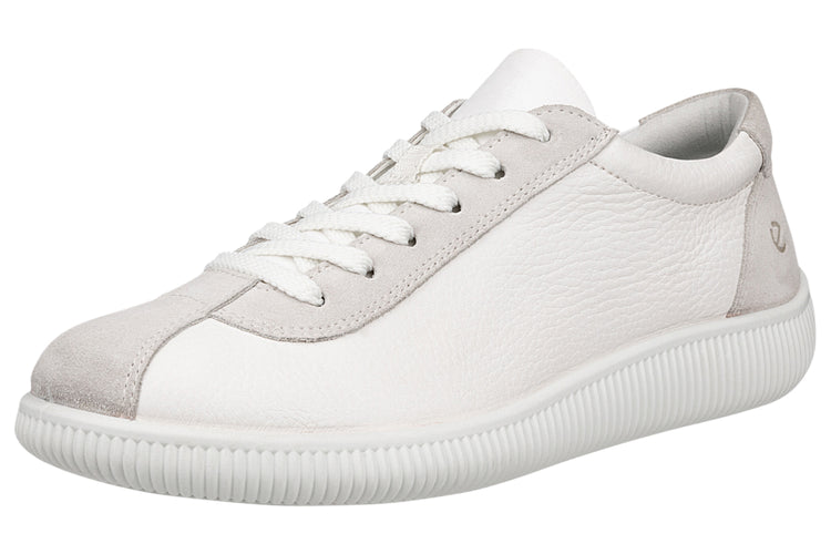 Ecco Soft Zero W 220253 White Womens Fashion Trainers