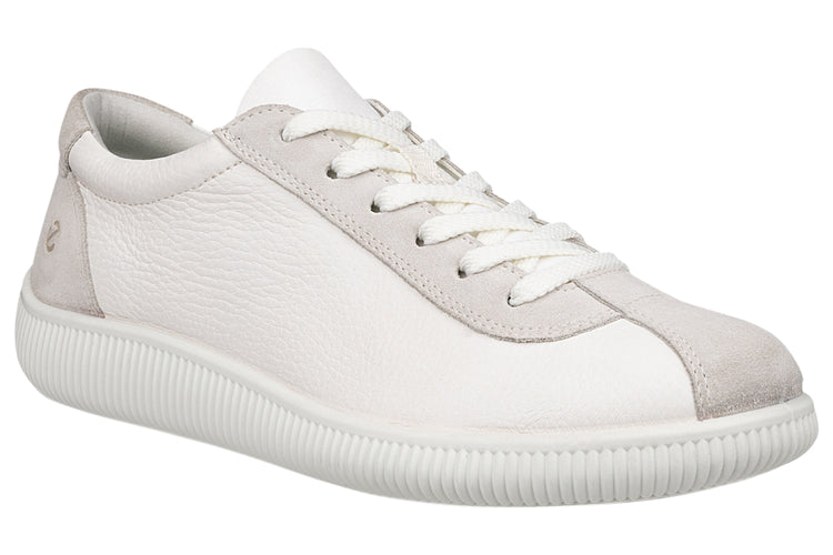 Ecco Soft Zero W 220253 White Womens Fashion Trainers