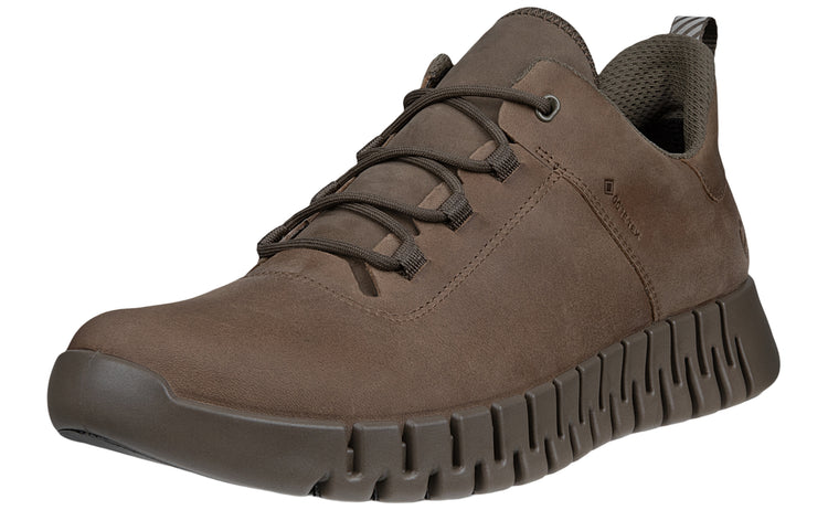 Ecco Gruuv Tex 525224 Dark Clay Mens Trainers