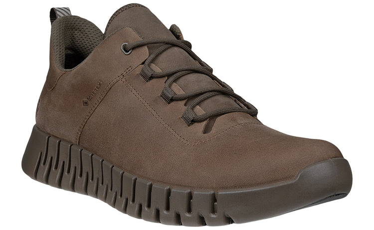 Ecco Gruuv Tex 525224 Dark Clay Mens Trainers