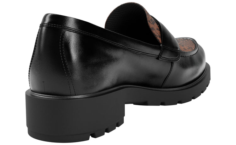 Ecco Metropole Vienna 231333 Black Combi Womens Shoes