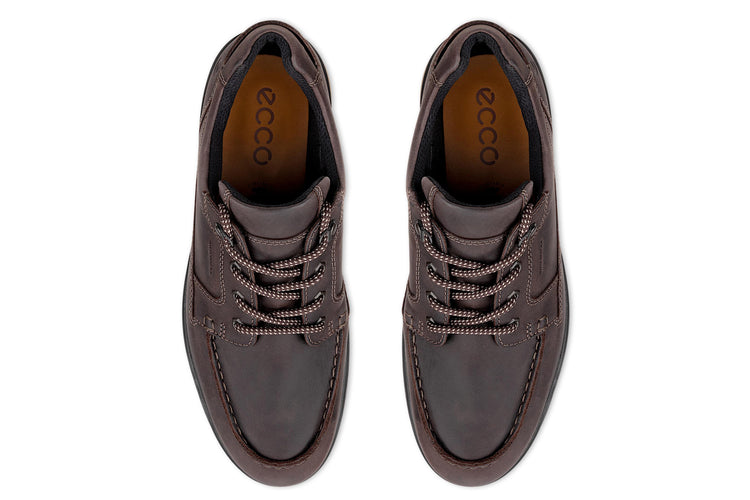 Ecco Rugged Track Moc 838144 Coffee Mens Shoes