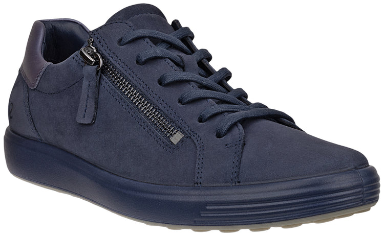 Ecco Soft VII Zip W 490553 Marine Womens Fashion Trainers