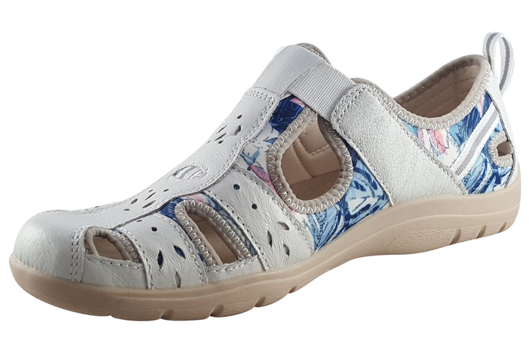 Free Spirit Cleveland 40701 White Multi Womens Sandals