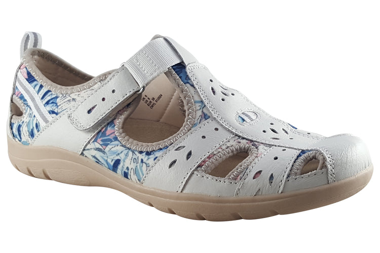 Free Spirit Cleveland 40701 White Multi Womens Sandals