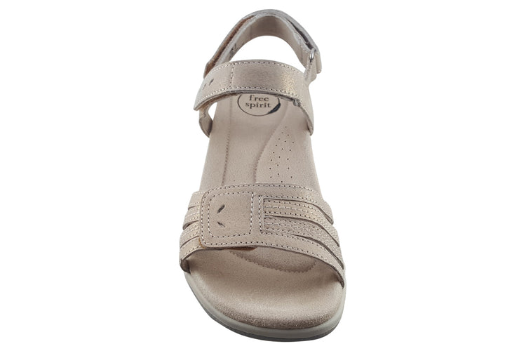 Free Spirit Maddy 41146 Champagne Womens Sandals