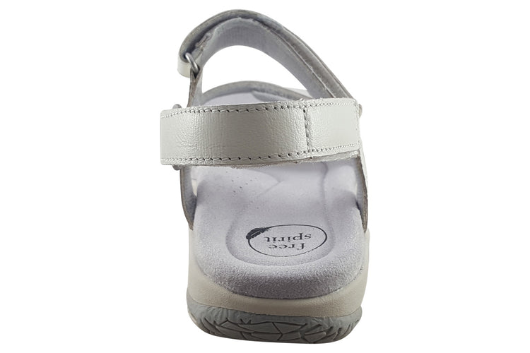 Free Spirit Maddy 41147 White Womens Sandals