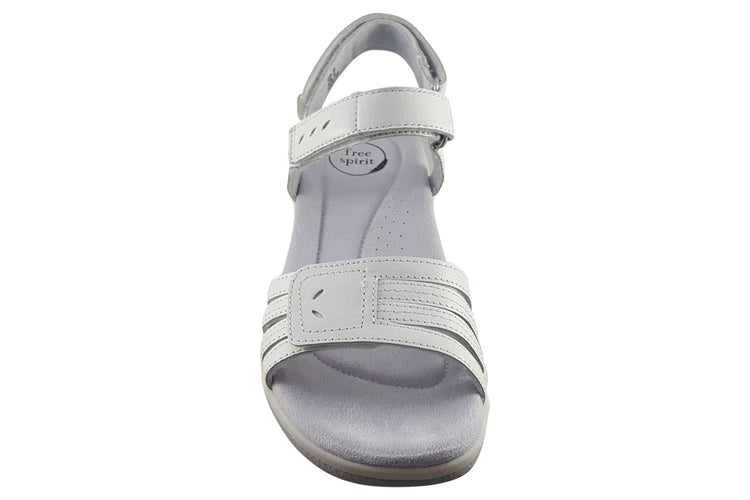 Free Spirit Maddy 41147 White Womens Sandals