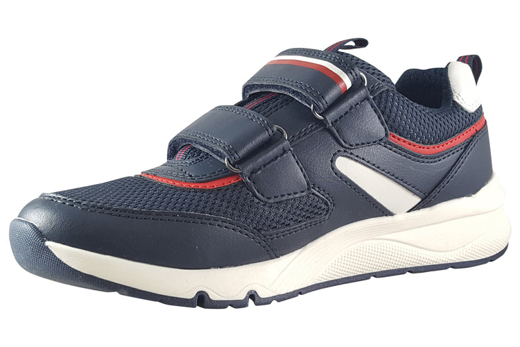 Geox J Rooner BB J35HOB Navy/Red Boys Sports