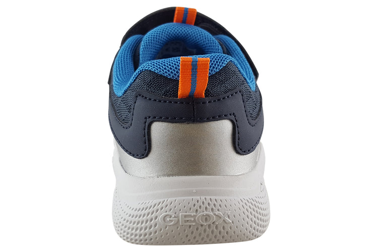 Geox J Sprintye Boy J25GBB Navy/Silver Boys Sports