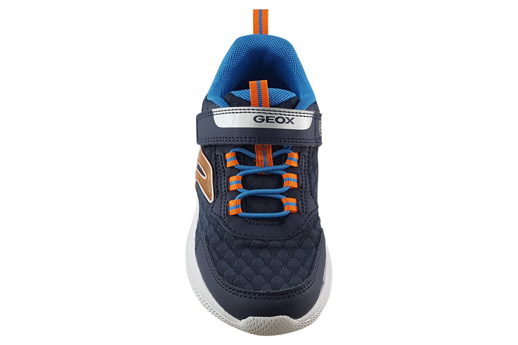 Geox J Sprintye Boy J25GBB Navy/Silver Boys Sports