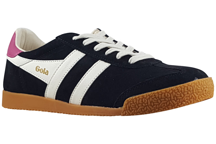Gola Elan CLB538 Black/Off White/Fuschia Womens Fashion Trainers