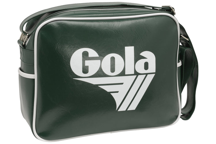Gola Micro Redford Bag CUC114 Bottlegreen/White Womens Bags