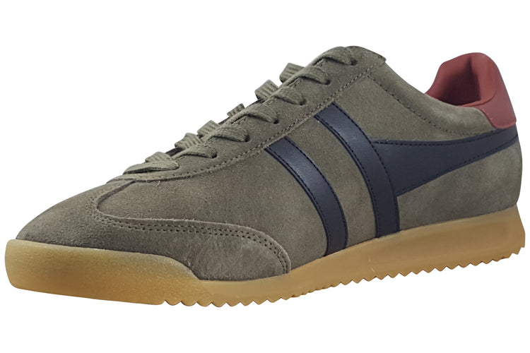 Gola Torpedo CMB761 Khaki/Black/Rust Mens Trainers