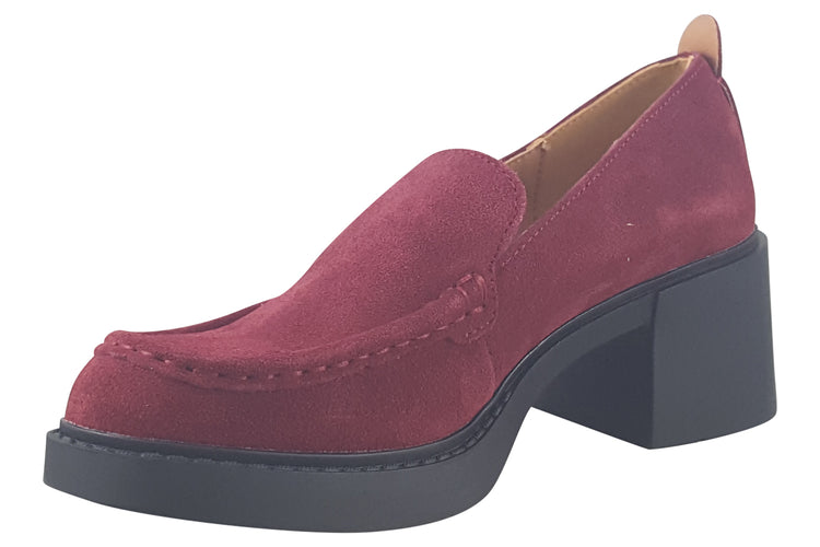 Hush Puppies Adelaide Bordo Womens Shoes