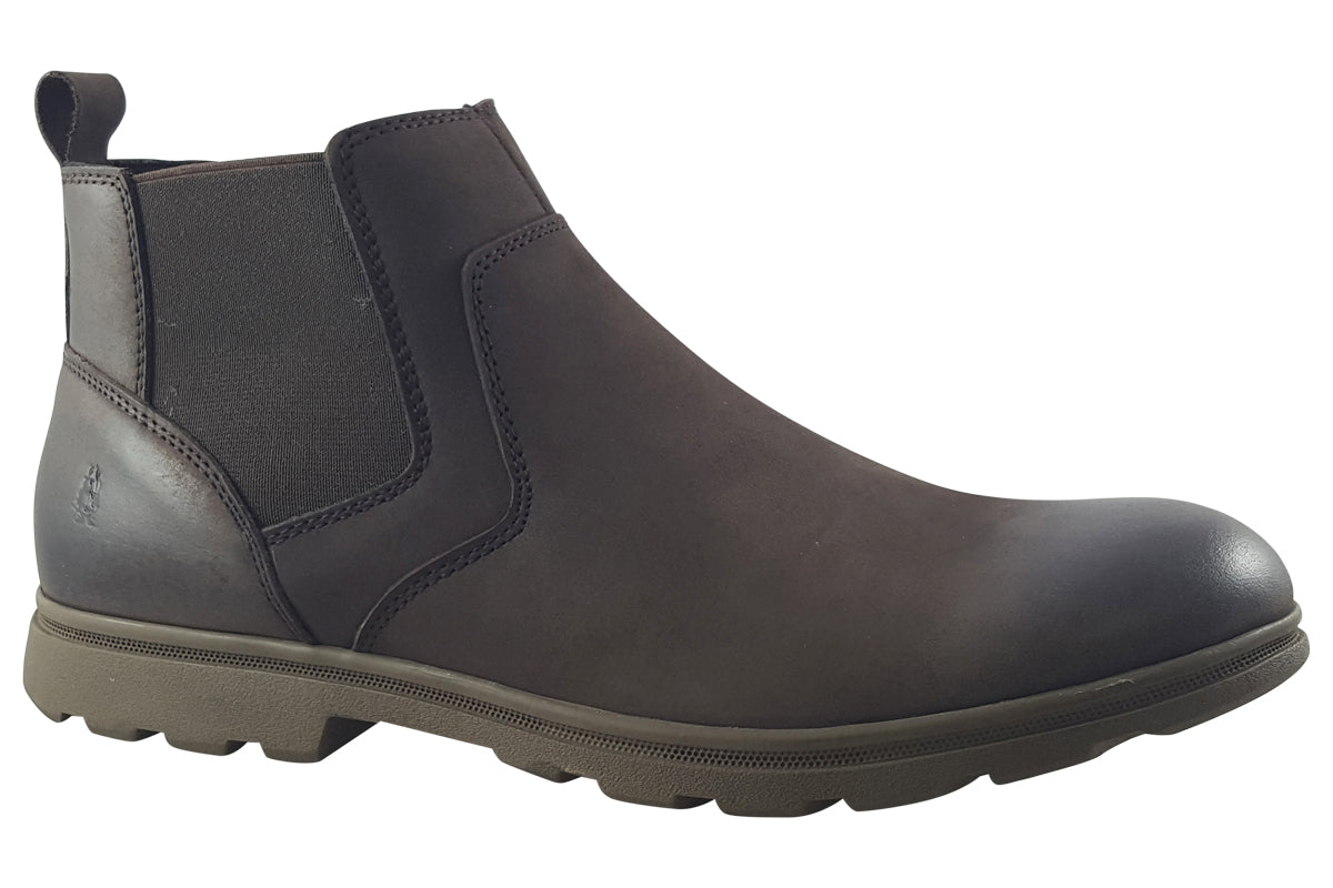 Hush Puppies Men\'s Dark Gray and Brown Boots Hush Puppies Men main image 4