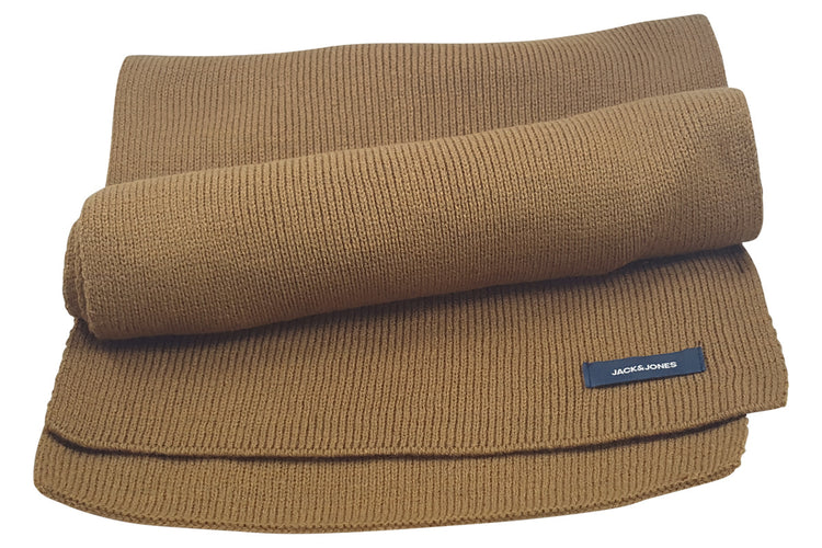 Jack Jones DNA Knit Scarf 12098582 Rubber Mens Accessories