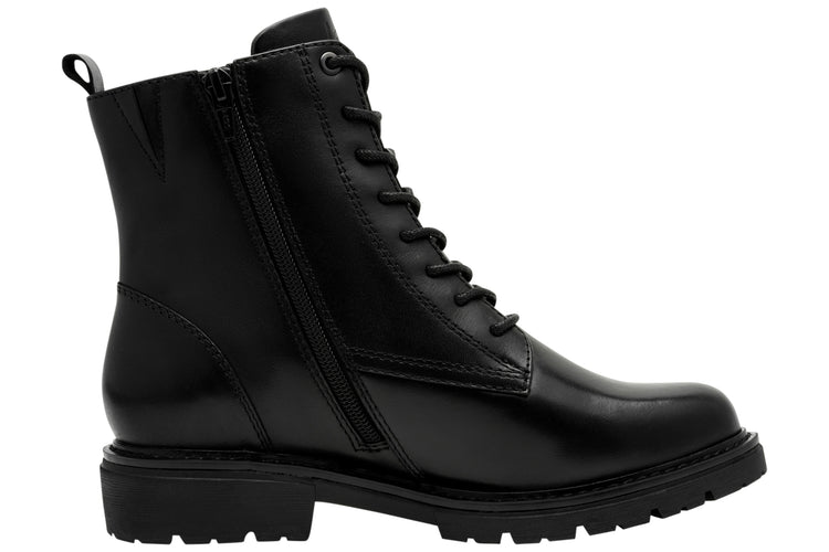 Jana Softline Miner 25701-45 Black Womens Boots
