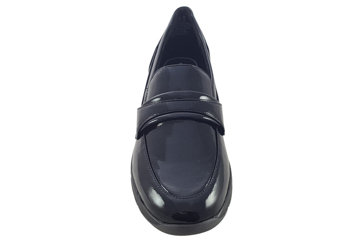 Jana Softline Penelope 24666-43 Black Patent Womens Shoes