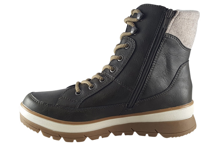 Jana Softline Polly 26271-29 Khaki Womens Boots