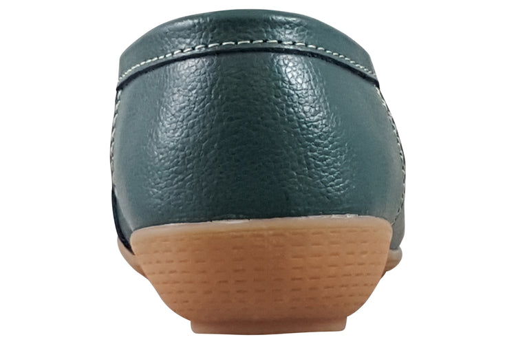 Jo & Joe Nautical Hunter Green Womens Shoes