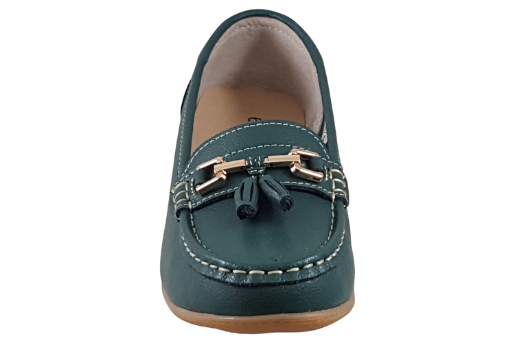 Jo & Joe Nautical Hunter Green Womens Shoes
