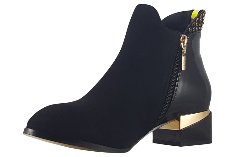 Kate Appleby Alce Schwarz Suede Womens Boots