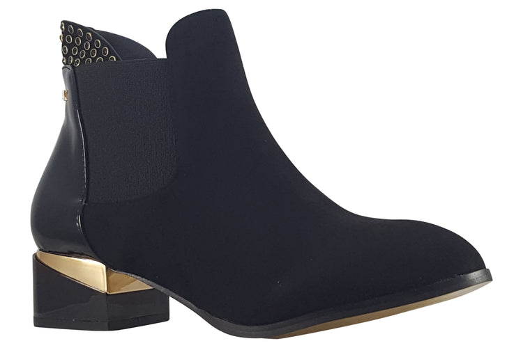 Kate Appleby Alce Schwarz Suede Womens Boots