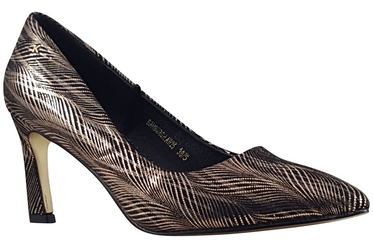Kate Appleby Bamburgh Rose Gold Zig Womens Shoes