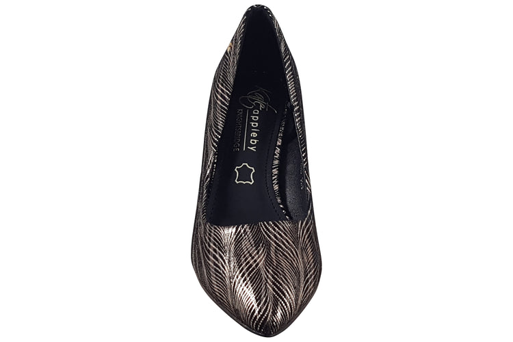 Kate Appleby Bamburgh Rose Gold Zig Womens Shoes