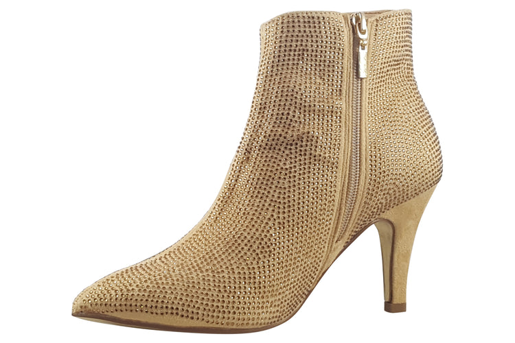 Kate Appleby Drine Gold Sparkle Womens Boots