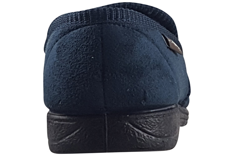 Lazy dogz Eden II Navy Mens Slippers