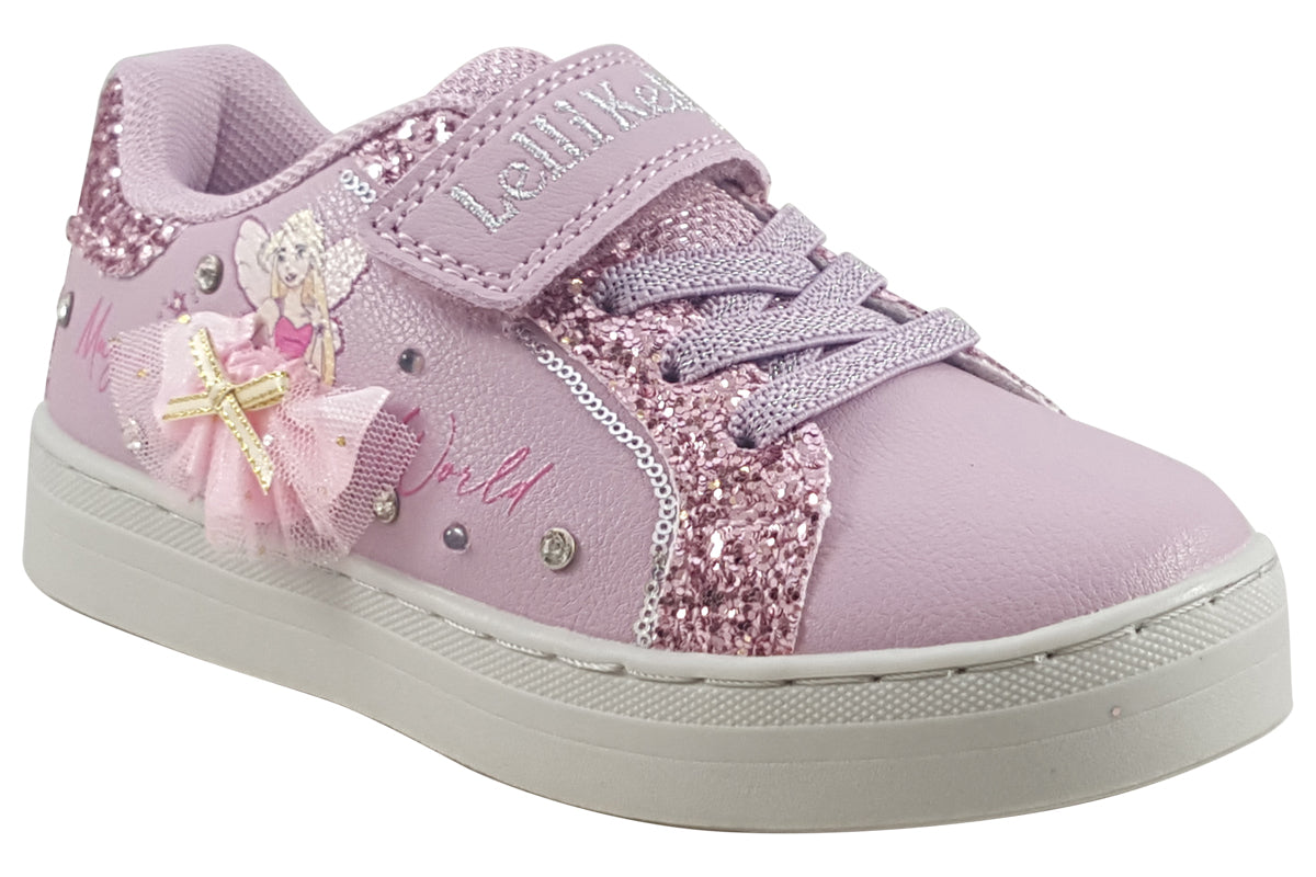 Lelli Kelly Mille Stelle Lo LK4484 Blush Pink/Gold Girls Shoes