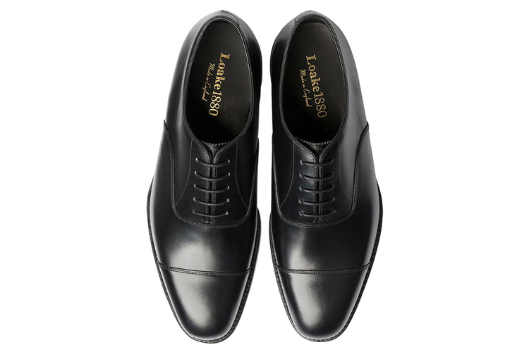 Loake Aldwych Black Mens Handcrafted Shoes