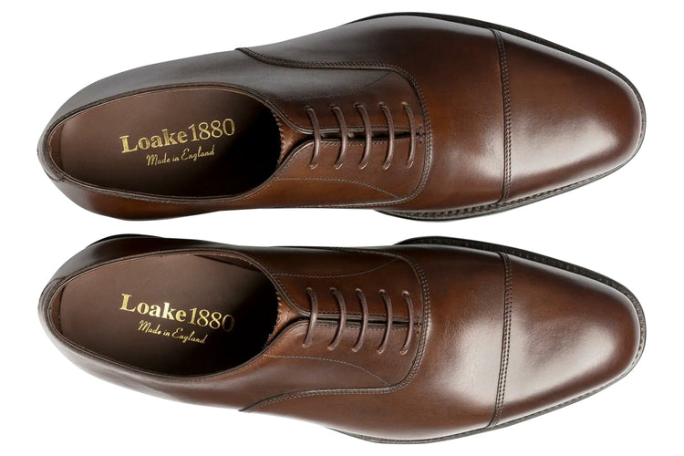 Loake Aldwych Dark Brown Mens Handcrafted Shoes