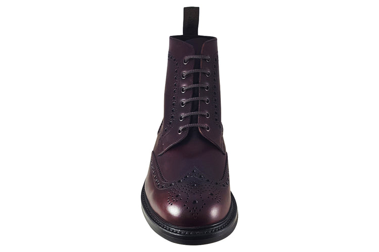 Loake Bedale Burgundy Mens Handcrafted Leather Boots