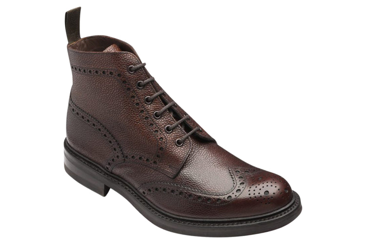 Loake Bedale Oxblood Grain Mens Handcrafted Leather Boots