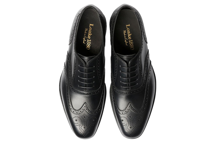 Loake Buckingham Black Mens Handcrafted Shoes