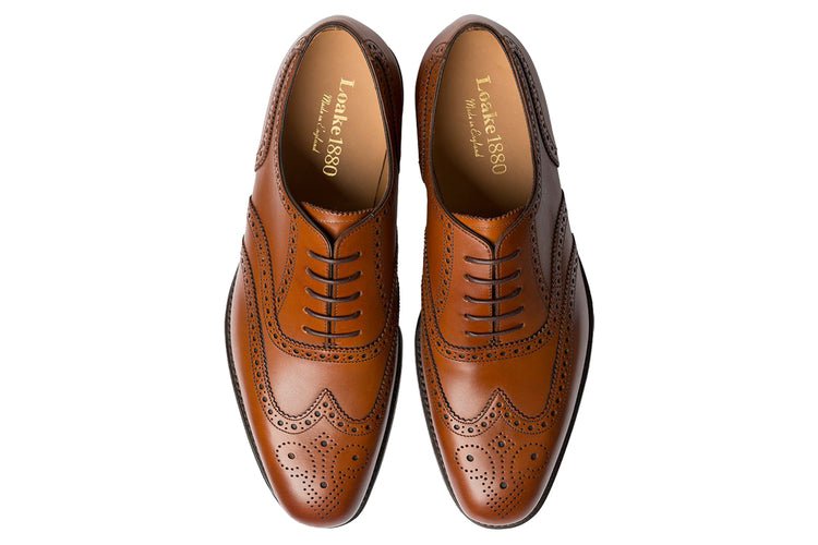 Loake Buckingham Brown Mens Handcrafted Shoes