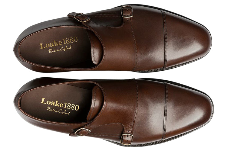 Loake Cannon Dark Brown Mens Handcrafted Shoes